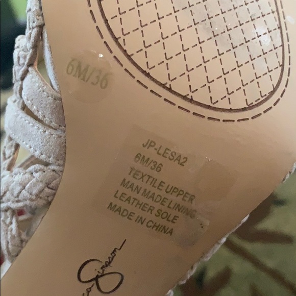 Jessica Simpson Nude Block Heels - Picture 7 of 8